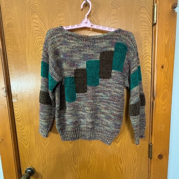 Gloria Vanderbilt Variegated Long Sleeve Sweater M - Picture 1 of 3